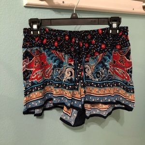 Multi color shorts